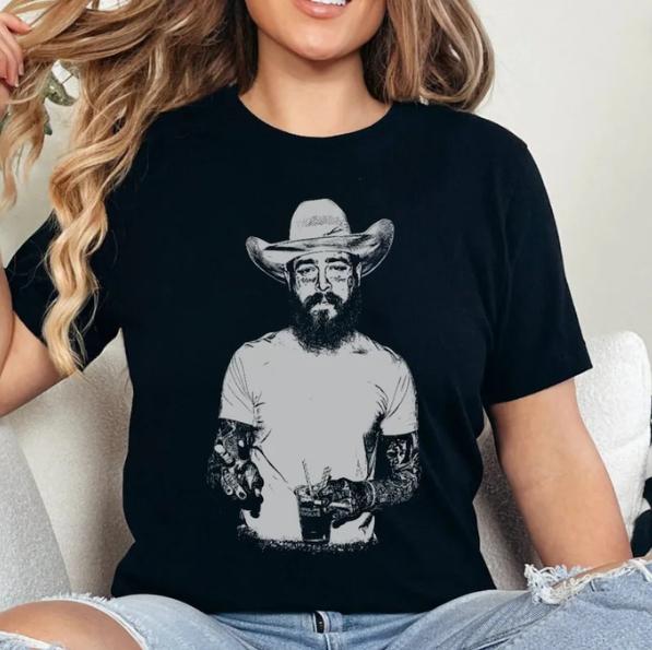 Vintage Post Malone shirt, I Had Some Help shirt, Country Music shirt, Posty Wallen shirt, It takes two to break a heart in two shirt, Unisex T-Shirt,