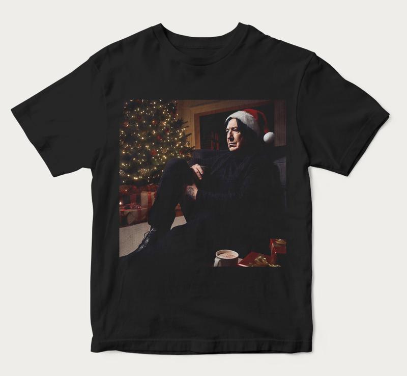Severus Snape Home Alone Vintage T-Shirt, Funny Christmas Tee, HARRY POTTER Funny Tee, Movie Shirt, Unisex T-Shirt, Gift For Men Women