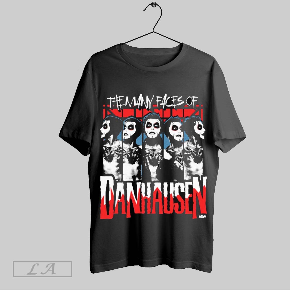 Top Danhausen The Many Faces Of Danhausen Aew Graphic 2025 Sweatshirt T Shirt