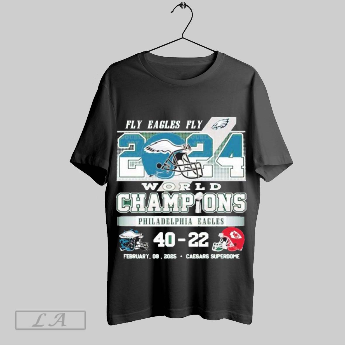 Top Fly Eagles Fly 2024 World Champions Philadelphia Eagles 40 22 Kansas City Chiefs Feb 09 2025 Sweatshirt T Shirt