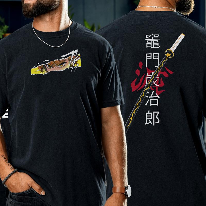 Zenitsu Agatsuma Shirt, Thunder Breathing Tshirt, Sanemi Shinazugwa Demon Slayer Sweatshirt, Demon Slayer t-shirt, Anime sweatshirt hoodie, Anime love