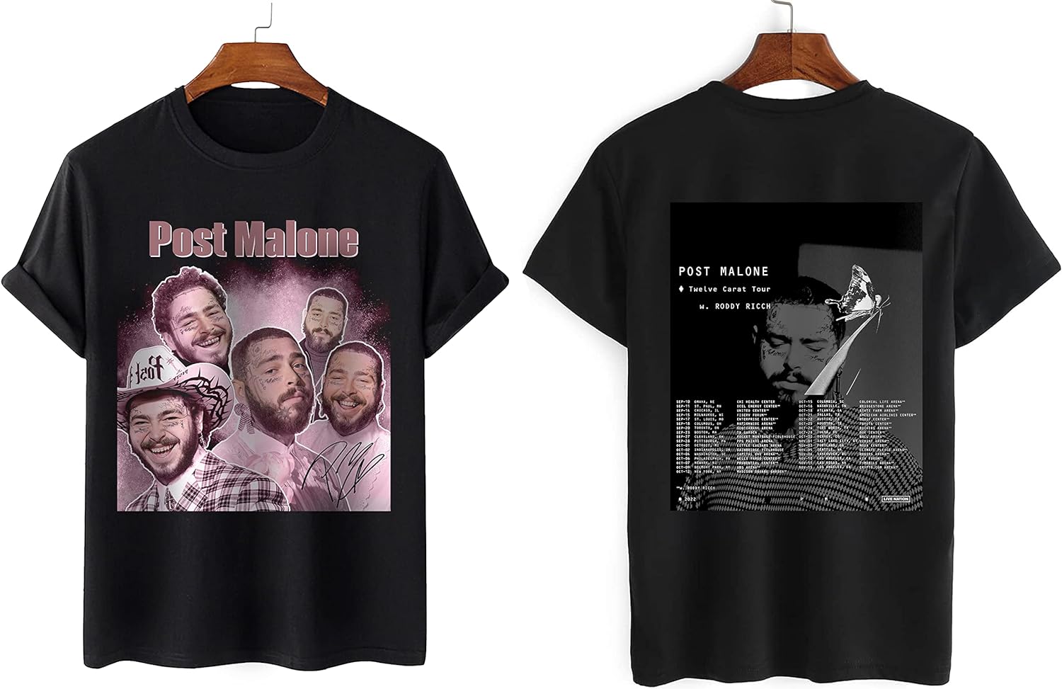 Post Malone Twelve Carat 2022 Tour Shirt, Post Malone Tee, Music Tour Tshirt