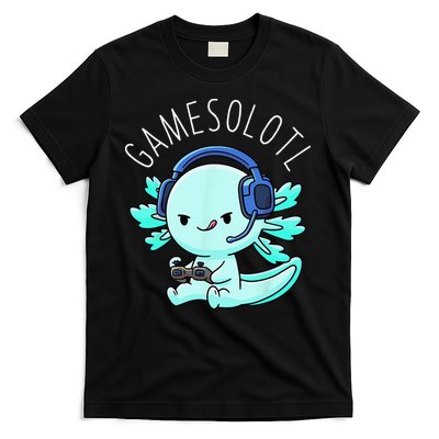 Gamesolotl Axolotl Gamer Anime Gifts Kawaii T-Shirt