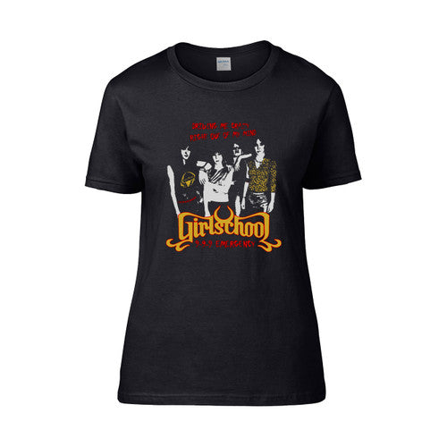 Girlschool Rock Band Women's T-Shirt Tee
