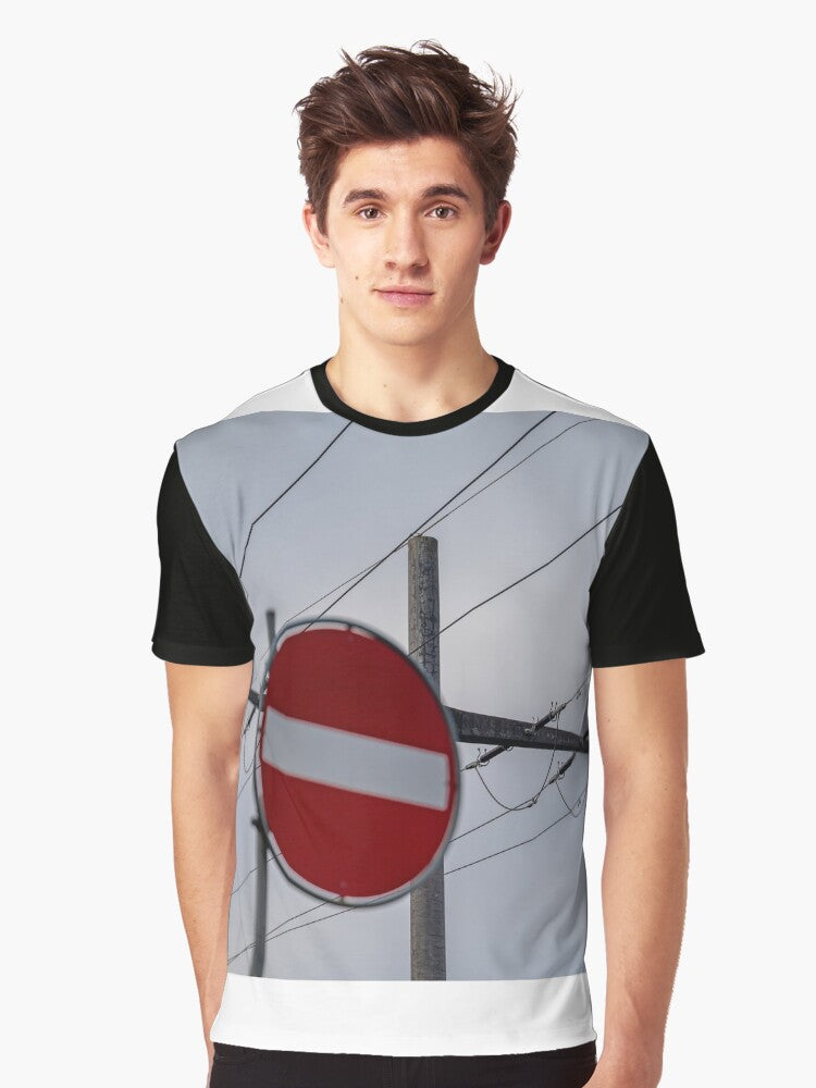 one-way street electricity Graphic T-Shirt
