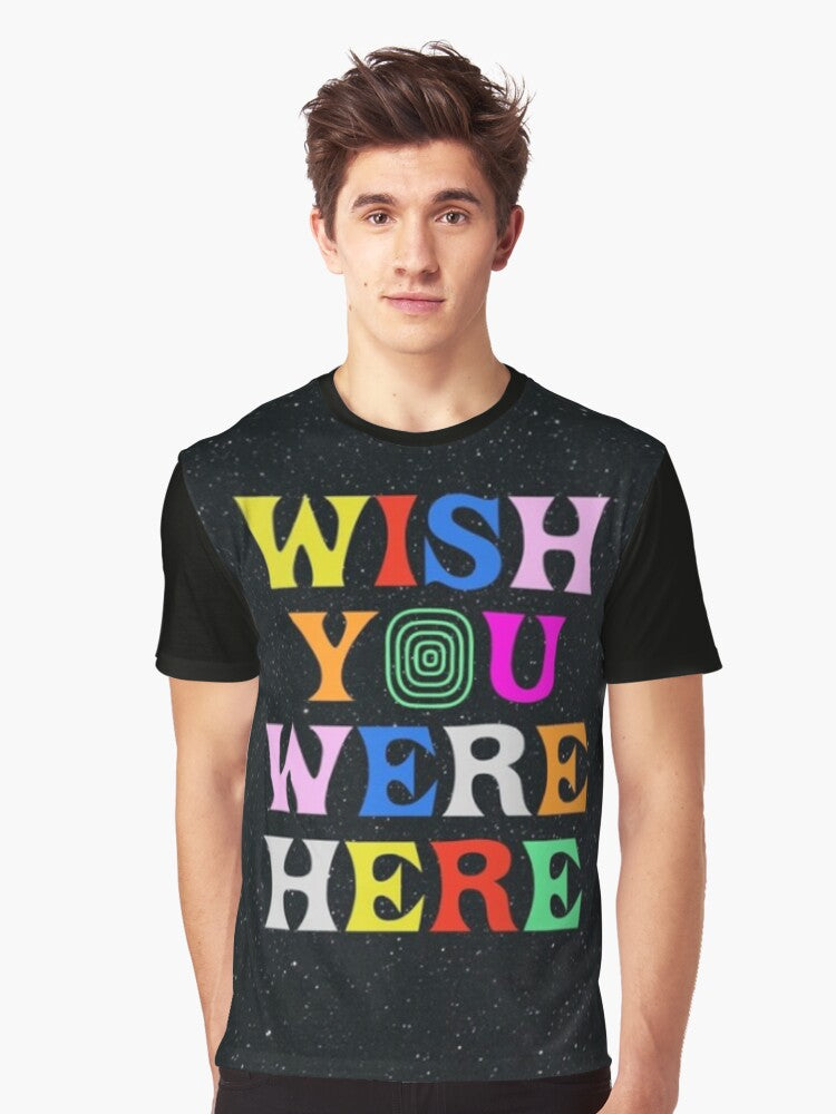 Wish You Were Here Graphic T-Shirt Style008