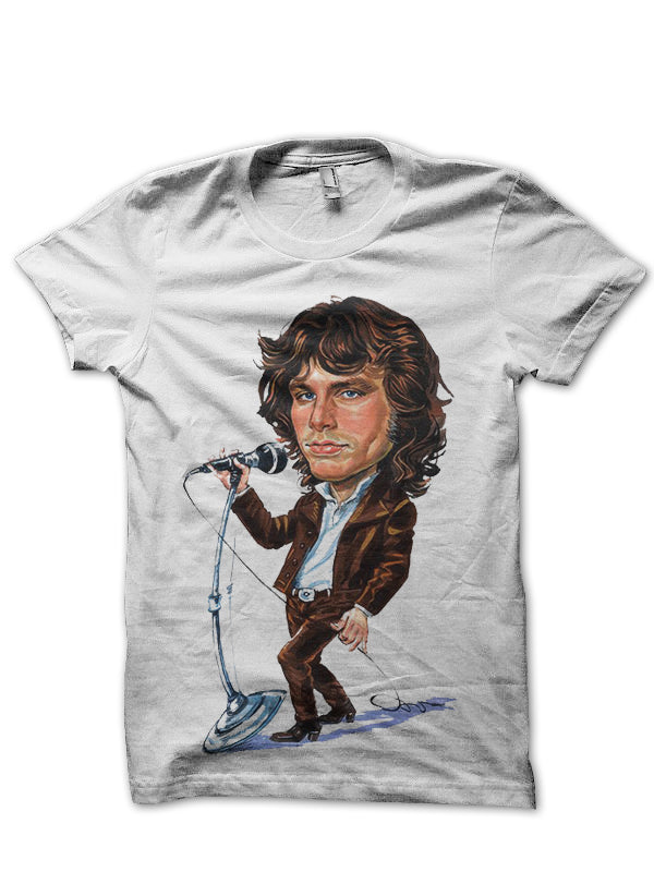 The Doors Jim Morrison Music White T-Shirt