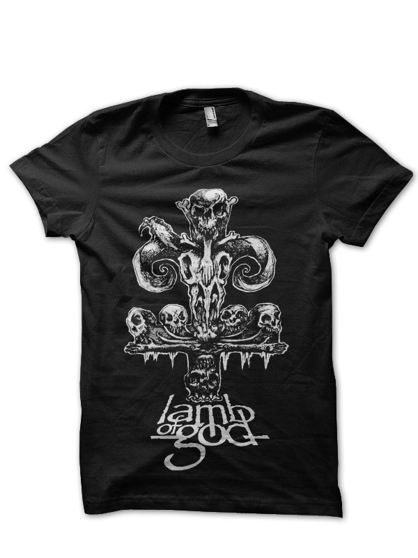 Lamb Of God Heavy Metal Rock Music Black T-Shirt