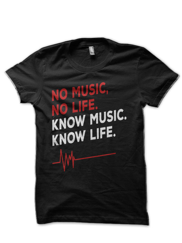 Music Black T-Shirt
