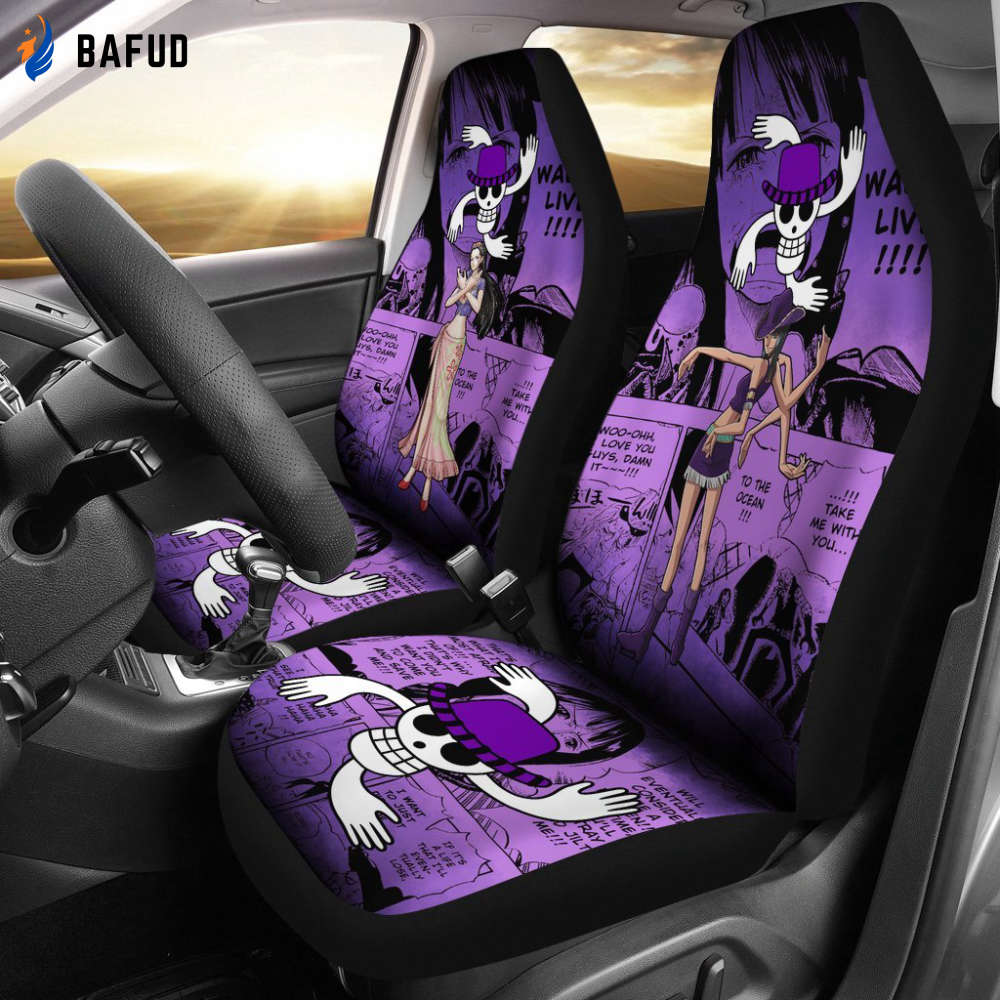 One Piece Manga Mixed Anime Robin Car Seat Covers For Fan Gifts - Bafud
