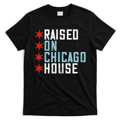Raised On Chicago House Music EDM DJ Illinois Raver T-Shirt