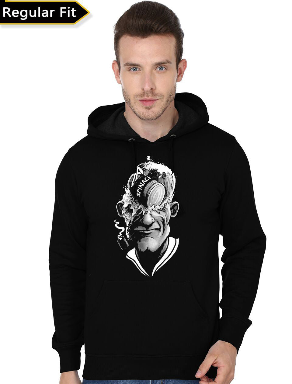 A Sailors Mind Black Hoodie