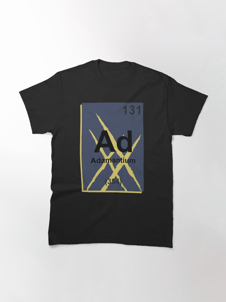 Adamantium Periodic Table - X23 Classic T-Shirt Style001