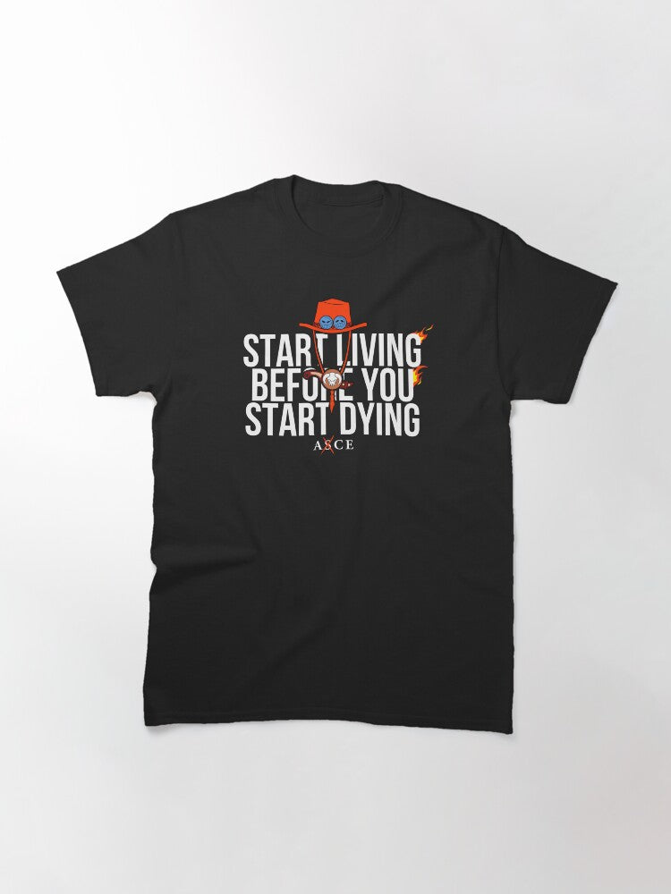Ace text living Classic T-Shirt