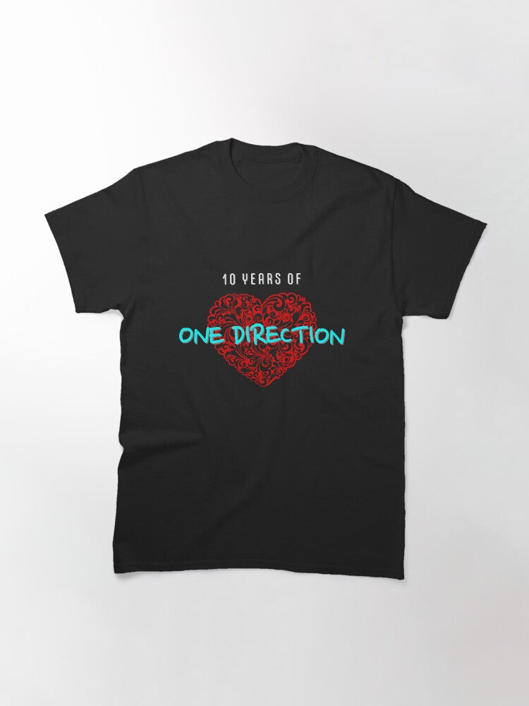 10 Years of One Direction Classic T-Shirt