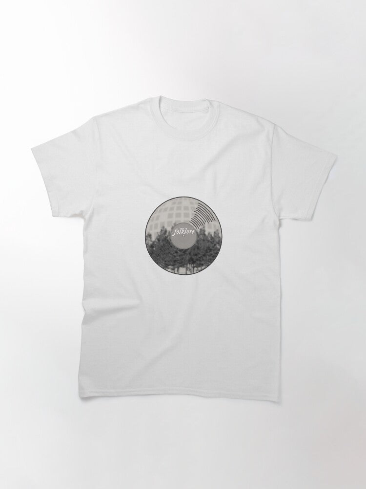 T Swift Taylor Folklore Vinyl Music Album Classic T-Shirt