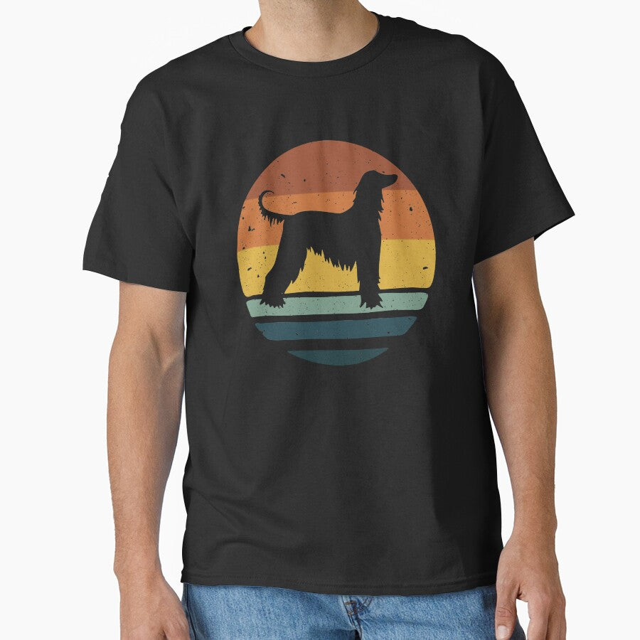 Afghan Hound Retro Vintage Classic T Shirt