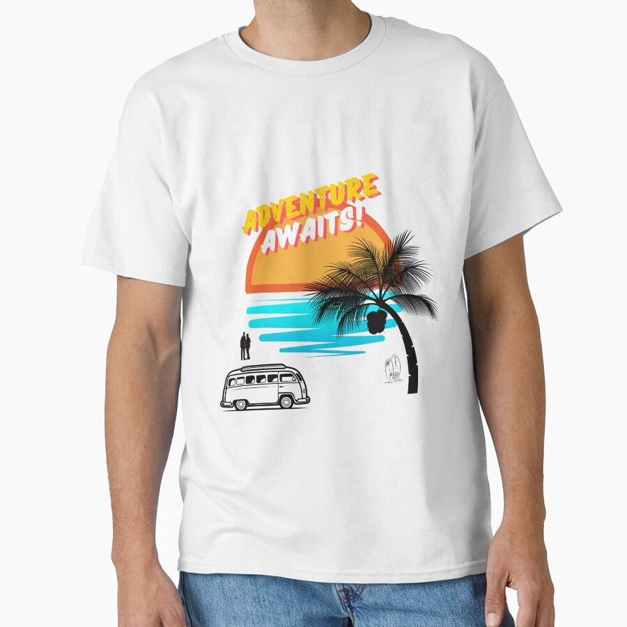 Adventure Awaitssea Classic T Shirt