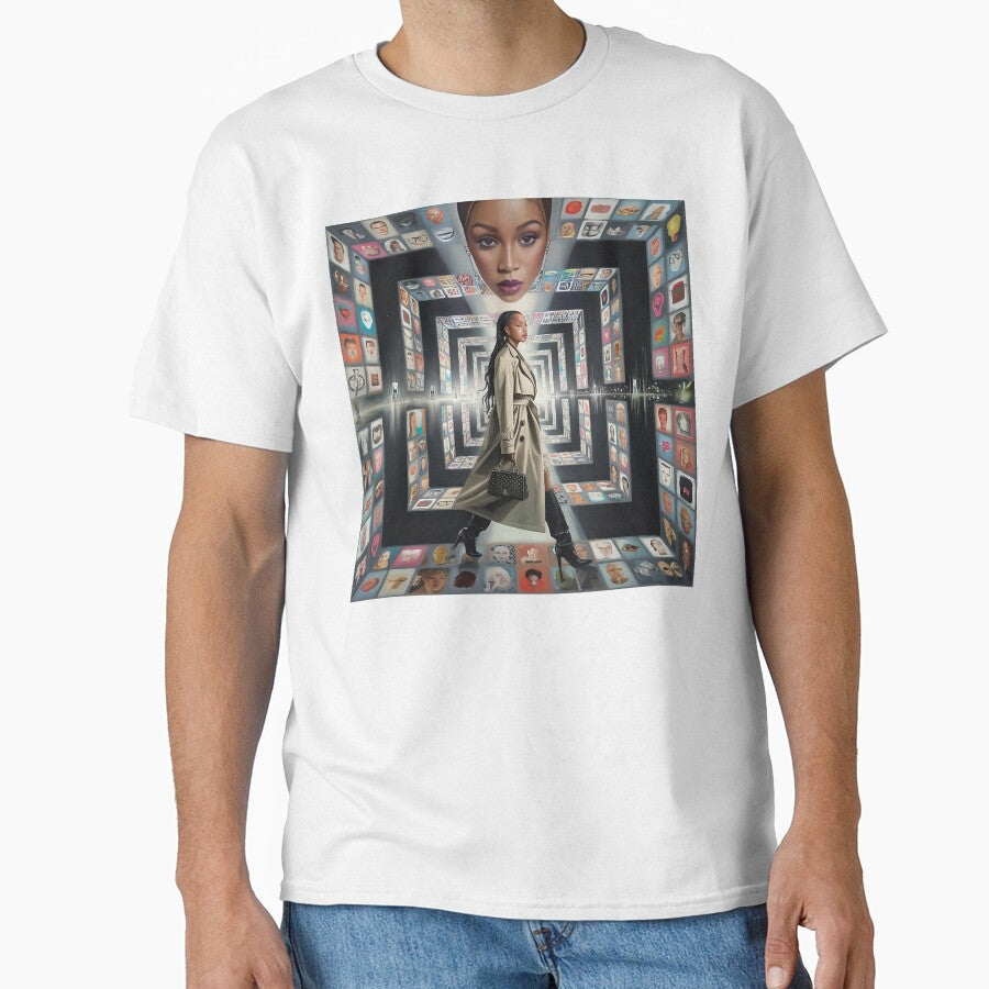 Abstract And Surreal Art Ignoring The Noise Classic T Shirt