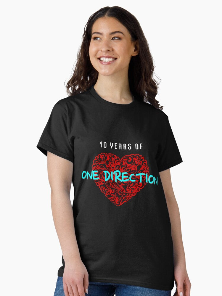 10 Years of One Direction Classic T-Shirt