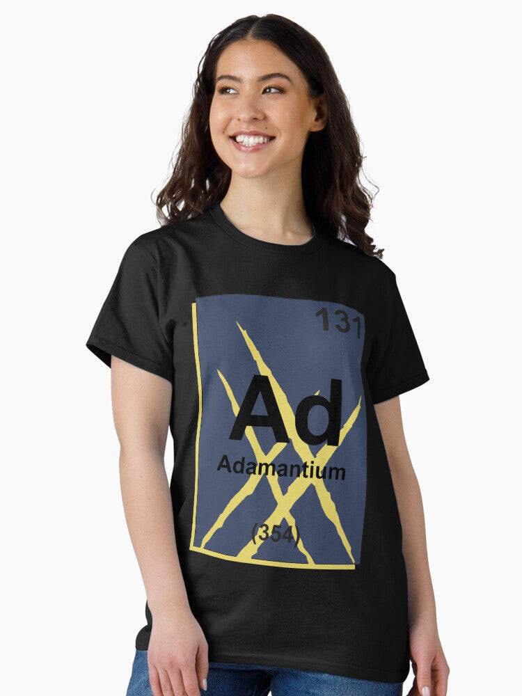 Adamantium Periodic Table - X23 Classic T-Shirt Style001