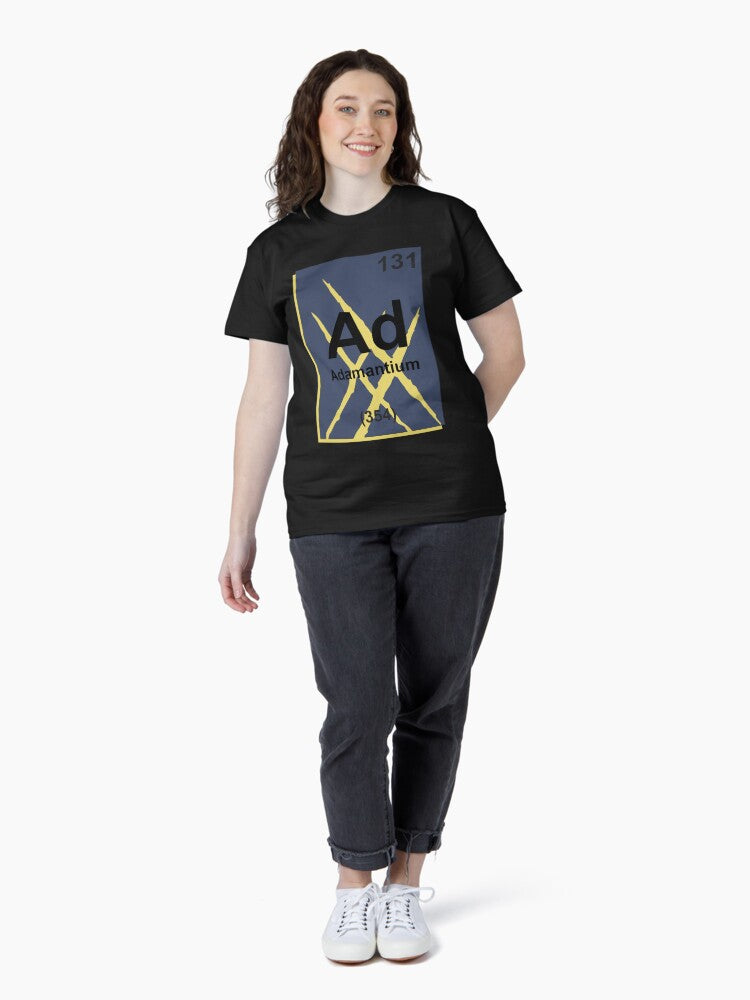 Adamantium Periodic Table - X23 Classic T-Shirt Style001