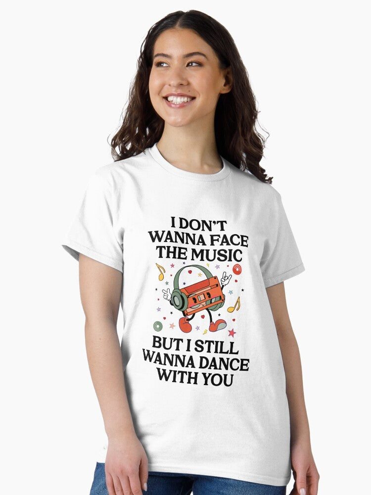 face the music louis tomlinson shirt tote bag design one direction faith in the future Classic T-Shirt