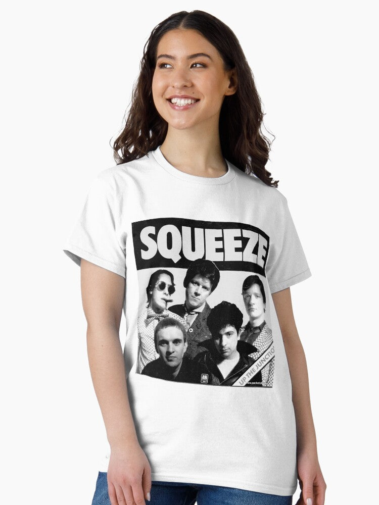 Retro Amazing Squeeze Rock Band Music Man Classic T-Shirt