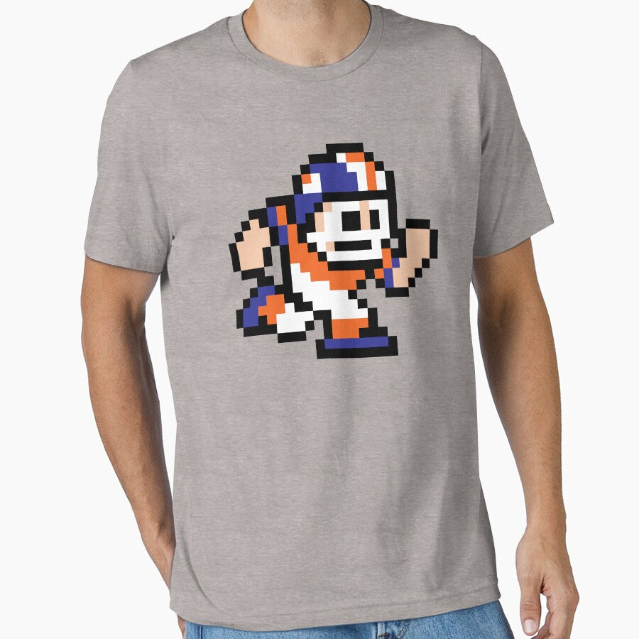 8-Bit Player - Denver Broncos Throwback Essential T-Shirt