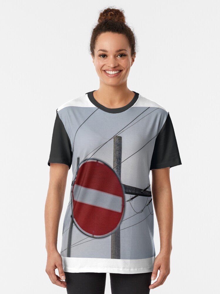 one-way street electricity Graphic T-Shirt