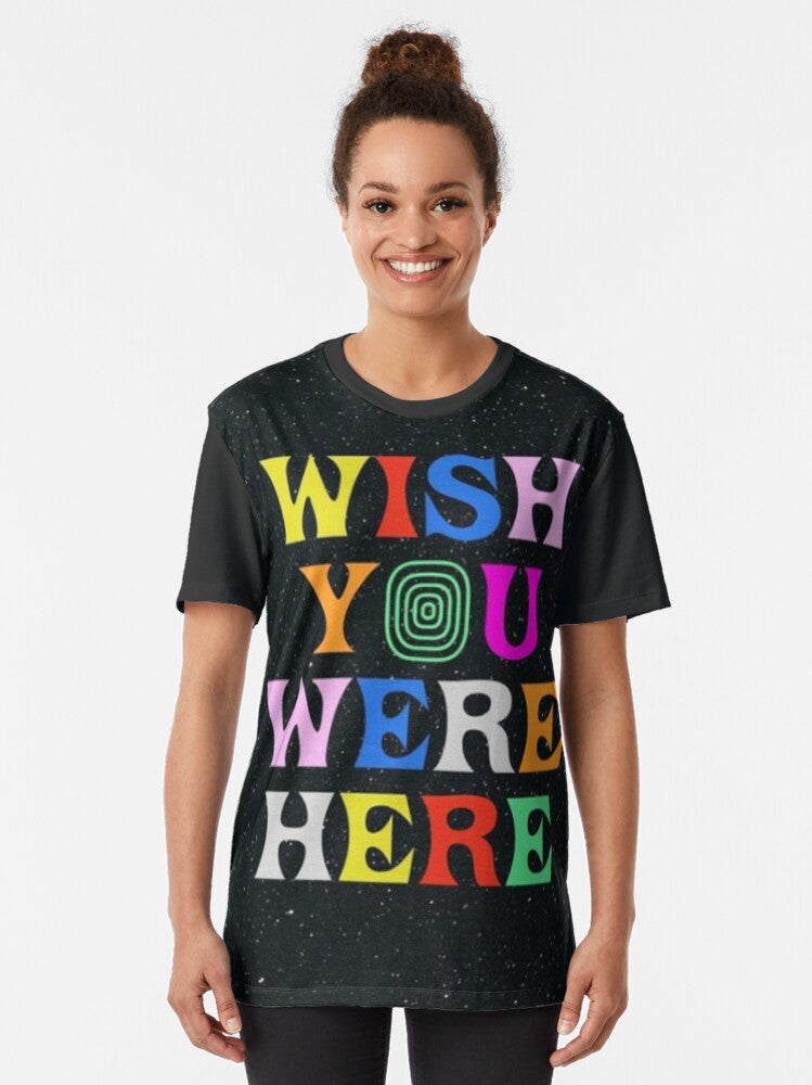 Wish You Were Here Graphic T-Shirt Style008