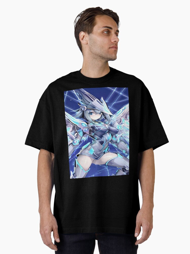 Anime girl: Chaos Max Armor. Oversized T-Shirt