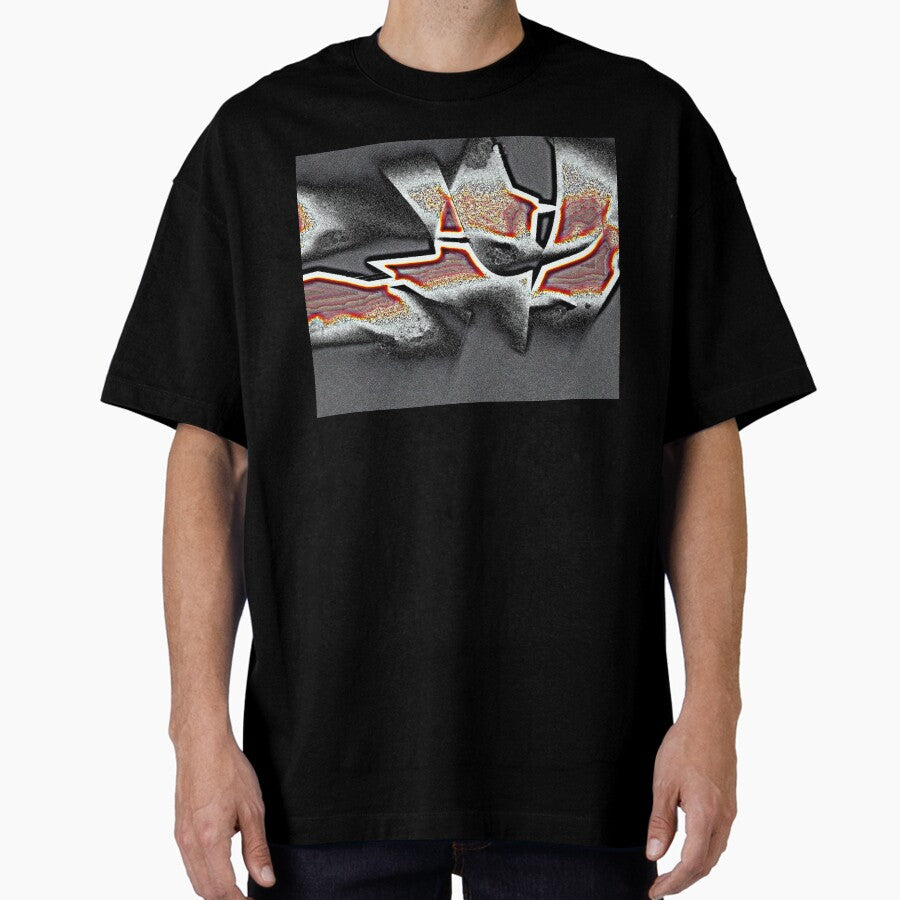 Abstract Concert Oversized T Shirt