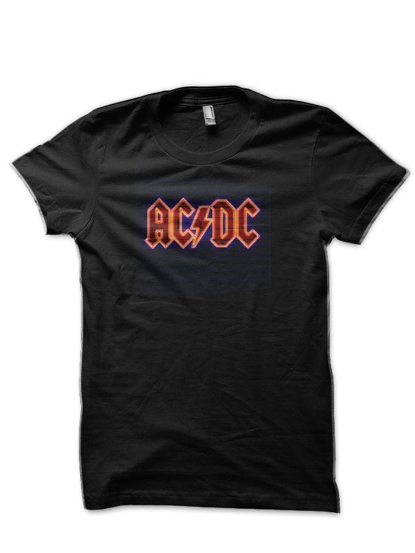 AC/DC â€“ Guitar Black T-Shirt Style001
