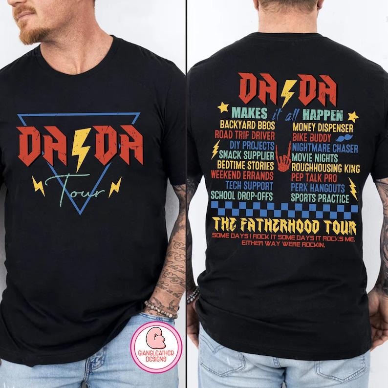 the fatherhood tour sweater,dad sweater,dad sweater ,best dad ever Hoodie, T-shirt and sweater 2 sides, Gifts for dad, grandpa