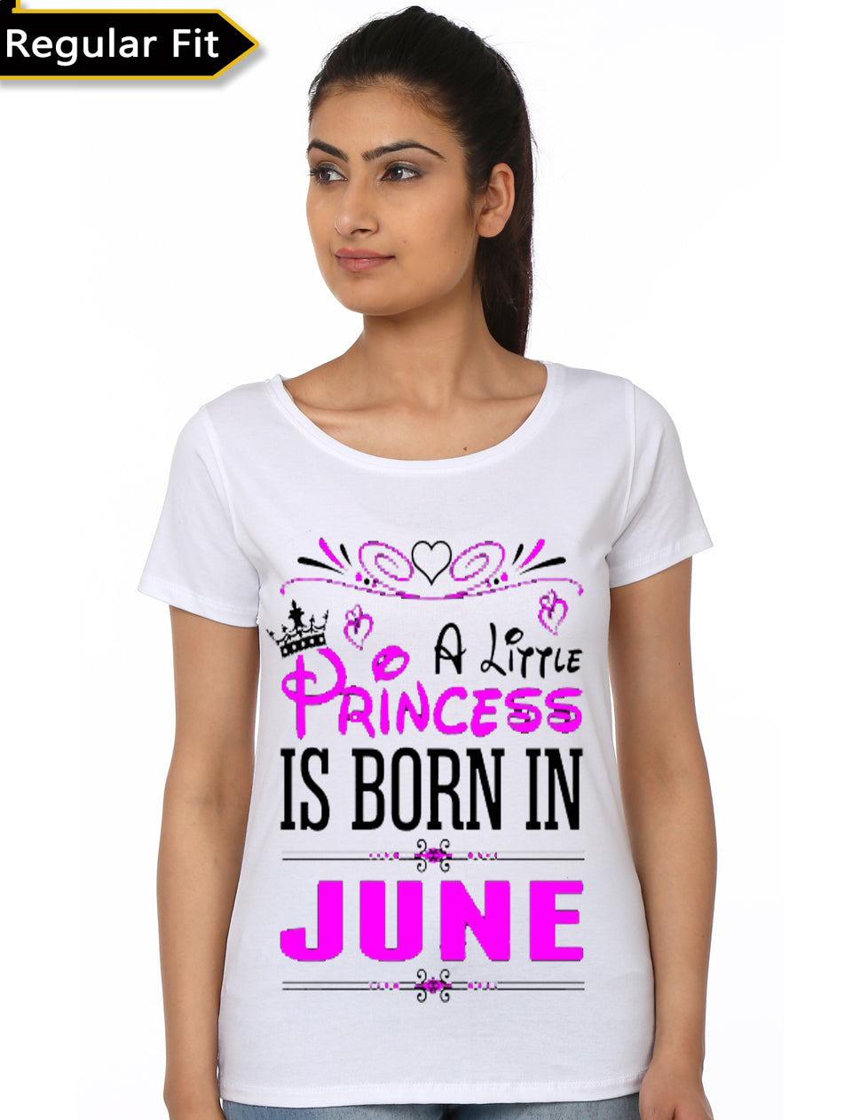 A Little Princess Is Born In June T-Shirt